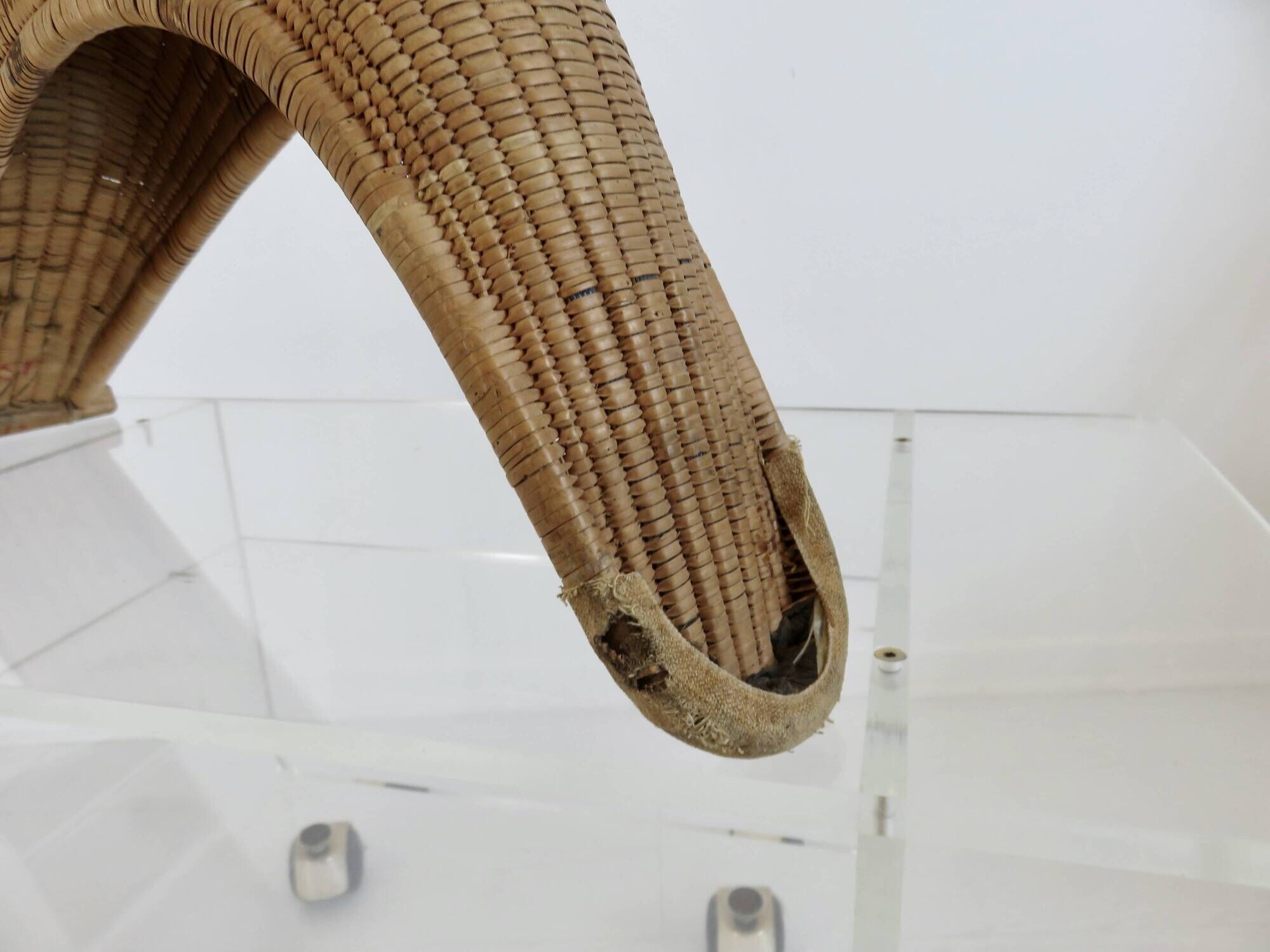 Old chistera, large glove, 62cm, Basque Country, cesta punta, jai alai