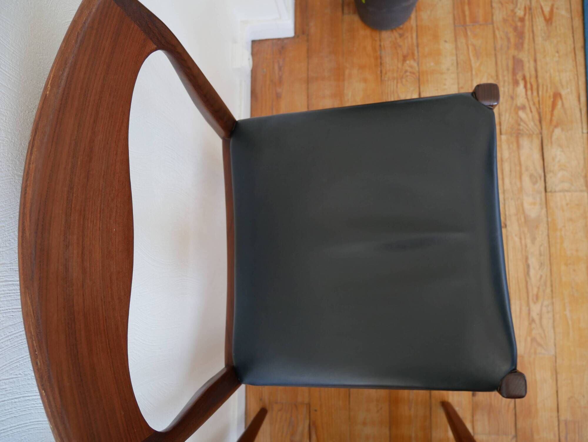 Pair of Scandinavian teak chairs by Niels O. Moller circa 1950