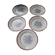 5 hollow plates in Earthen of Gien model Bonny diam 23 cm