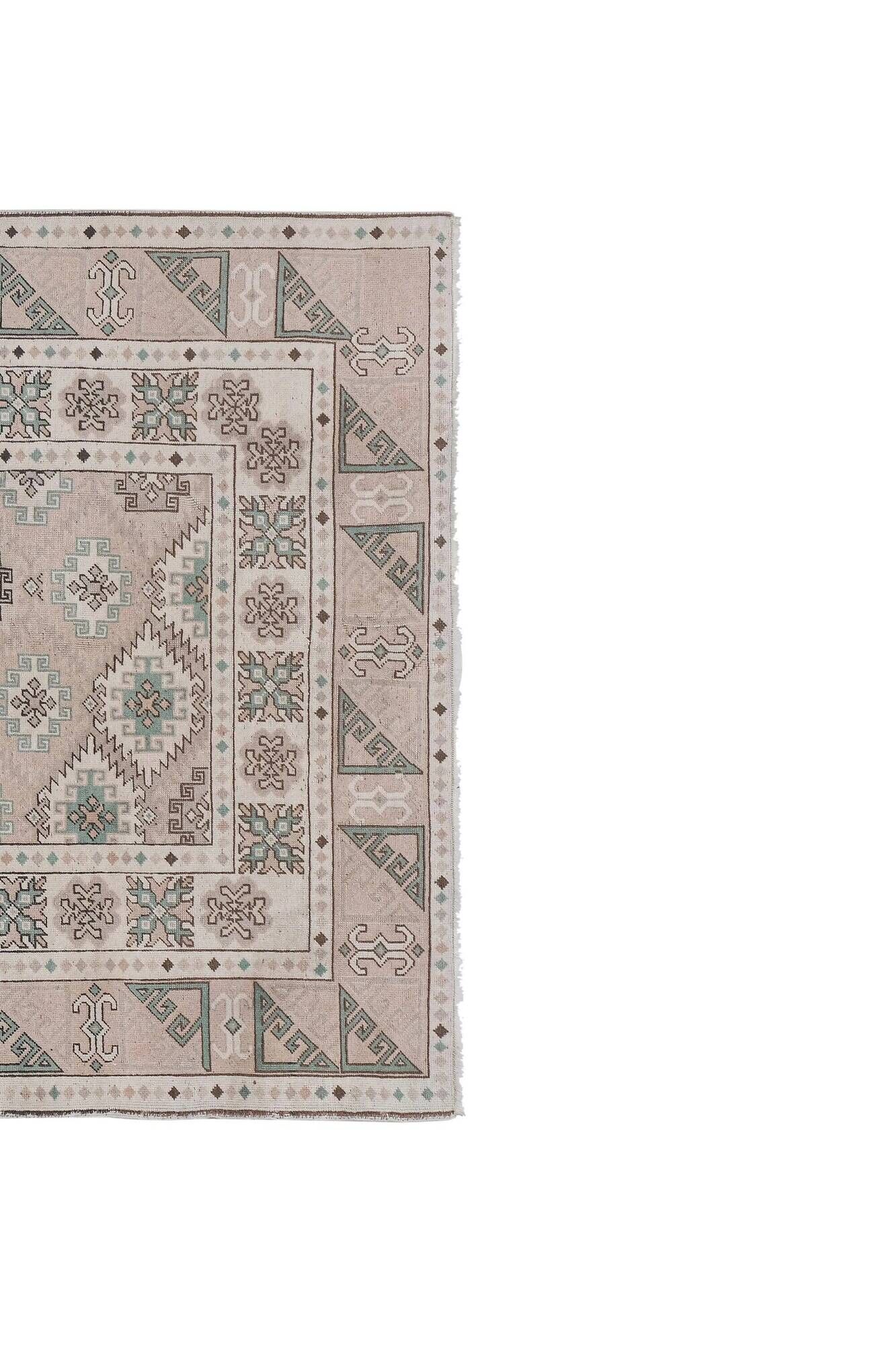 Vintage Turkish rug handmade 199x251 cm