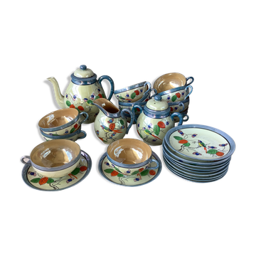 Japanese Iridescent Eggshell Porcelain Cups - Hand Painted