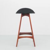 Tabouret de bar scandinave en palissandre modèle OD61. H 62 cm.