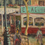 Francisco Planas Doria, Cityscape Painting, Barcelona