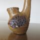 2 ceramic zoomorphic vases, signed 50s