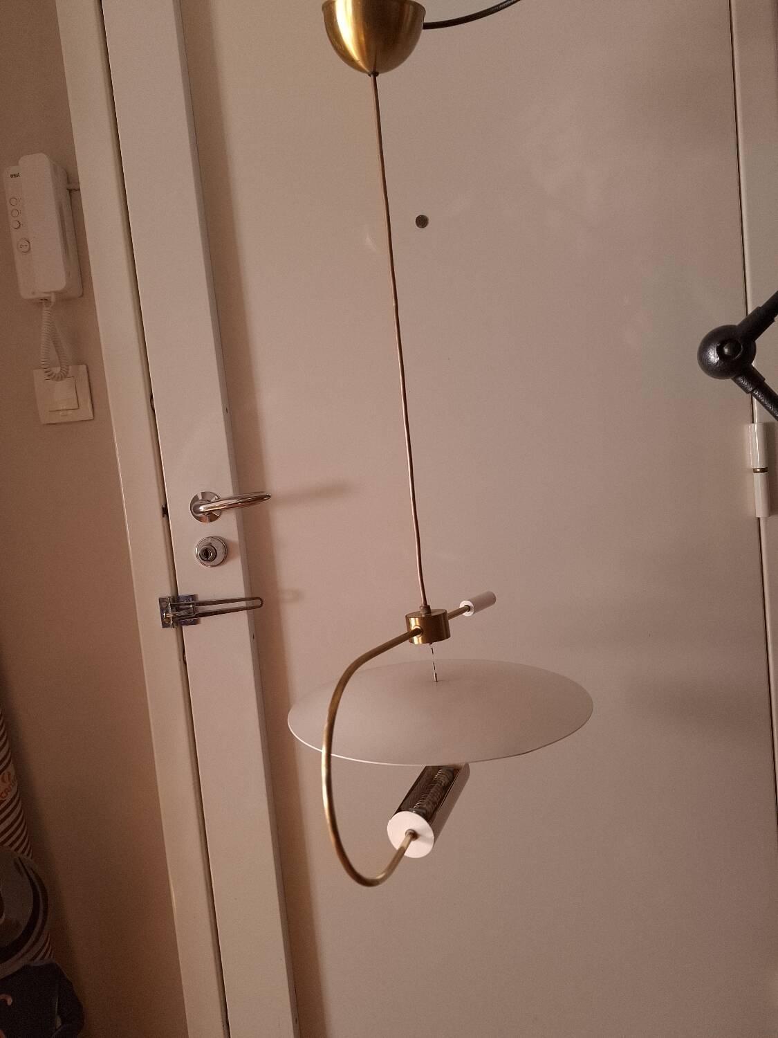 80'S pendant light house Lucien Gau