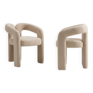lot de 2 chaises design,