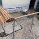 Folding camping table
