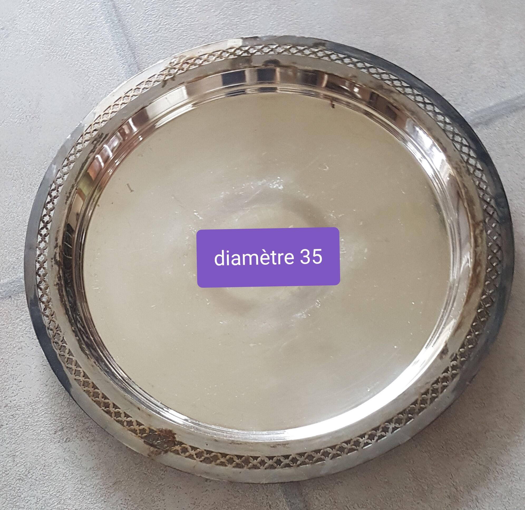 Silver dish