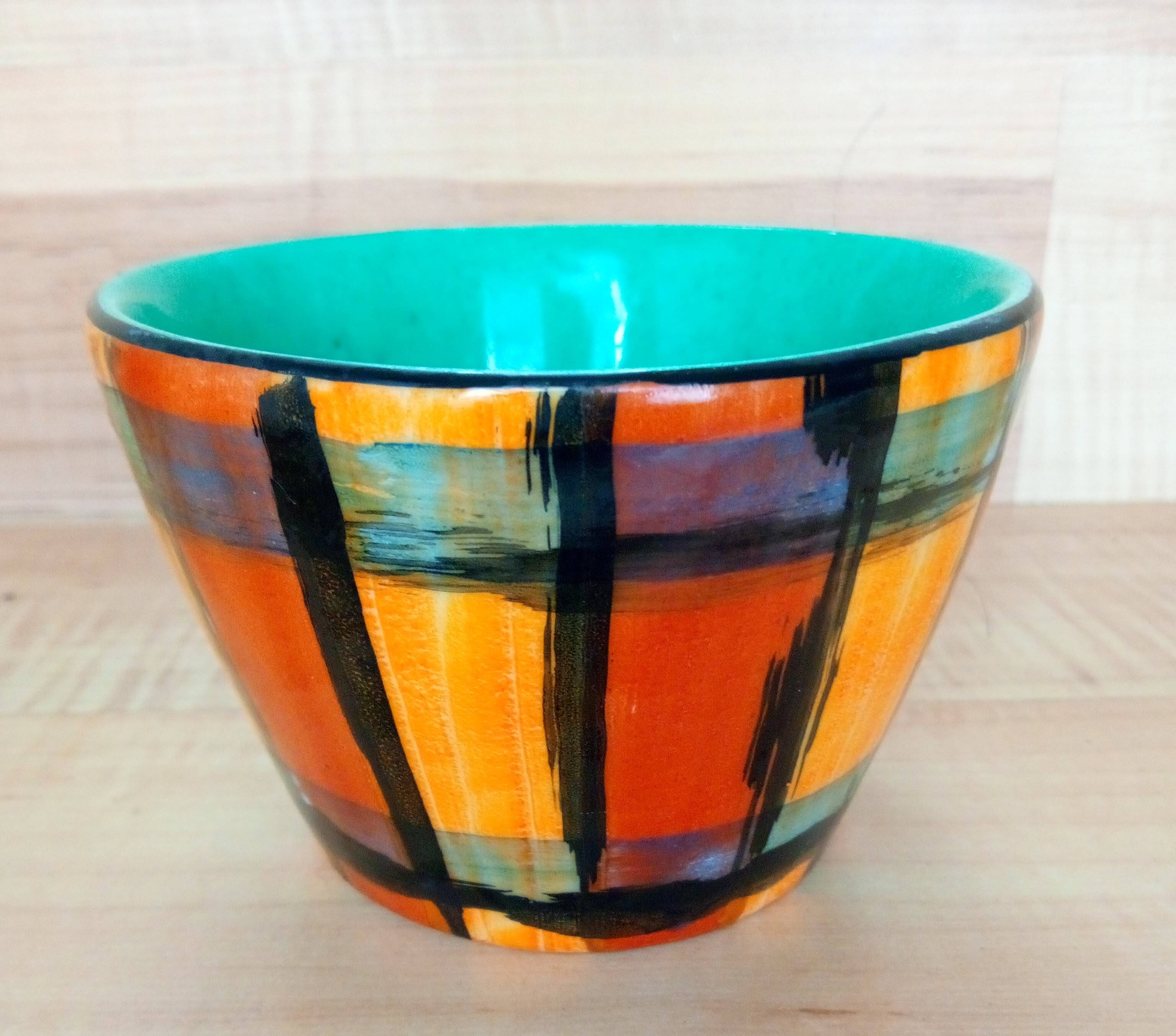 German ceramic pot cover Jäger