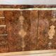 1970s sideboard in walnut burl