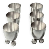 Set of 6 Modernist egg cups, Fritz August Breuhaus, c. 1930