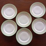 12 assiettes à dessert Descotte Reboisson & Barranger (D.R.B.) Limoges