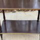 Desserte 2 plateaux vintage en palissandre