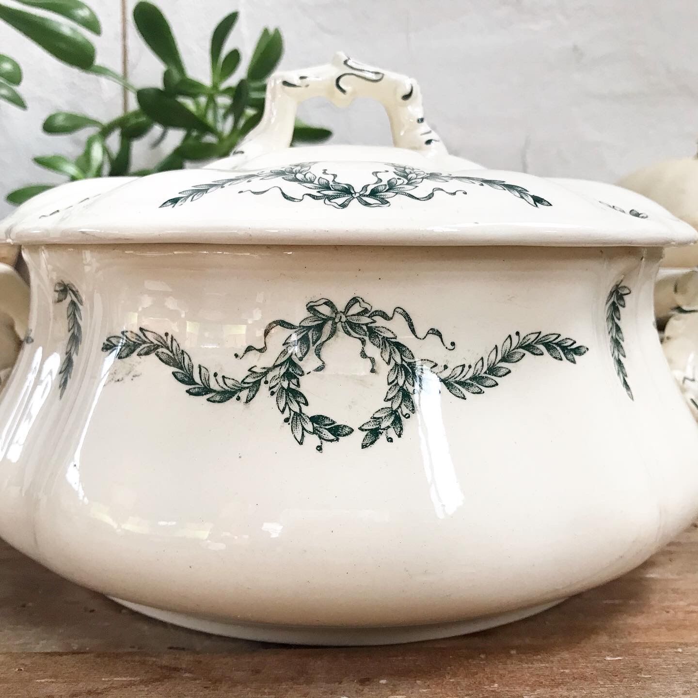 Longchamp iron-earth soupière