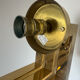 Opaline brass wall lights from the 1970s.