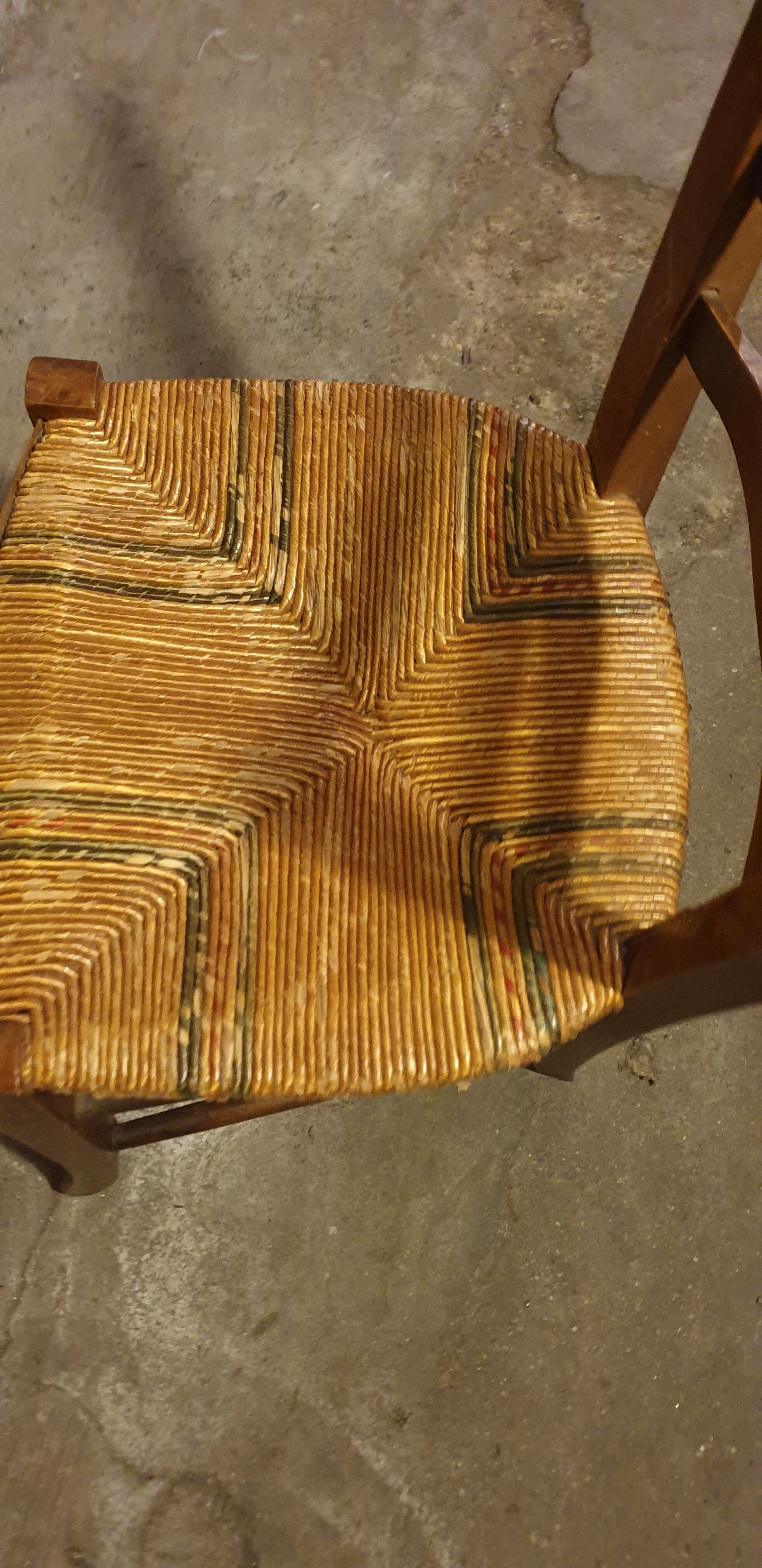 Straw chair