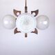 Mid-century Murano glass pendant by Mazzega, 1970s.