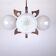 Mid-century Murano glass pendant by Mazzega, 1970s.