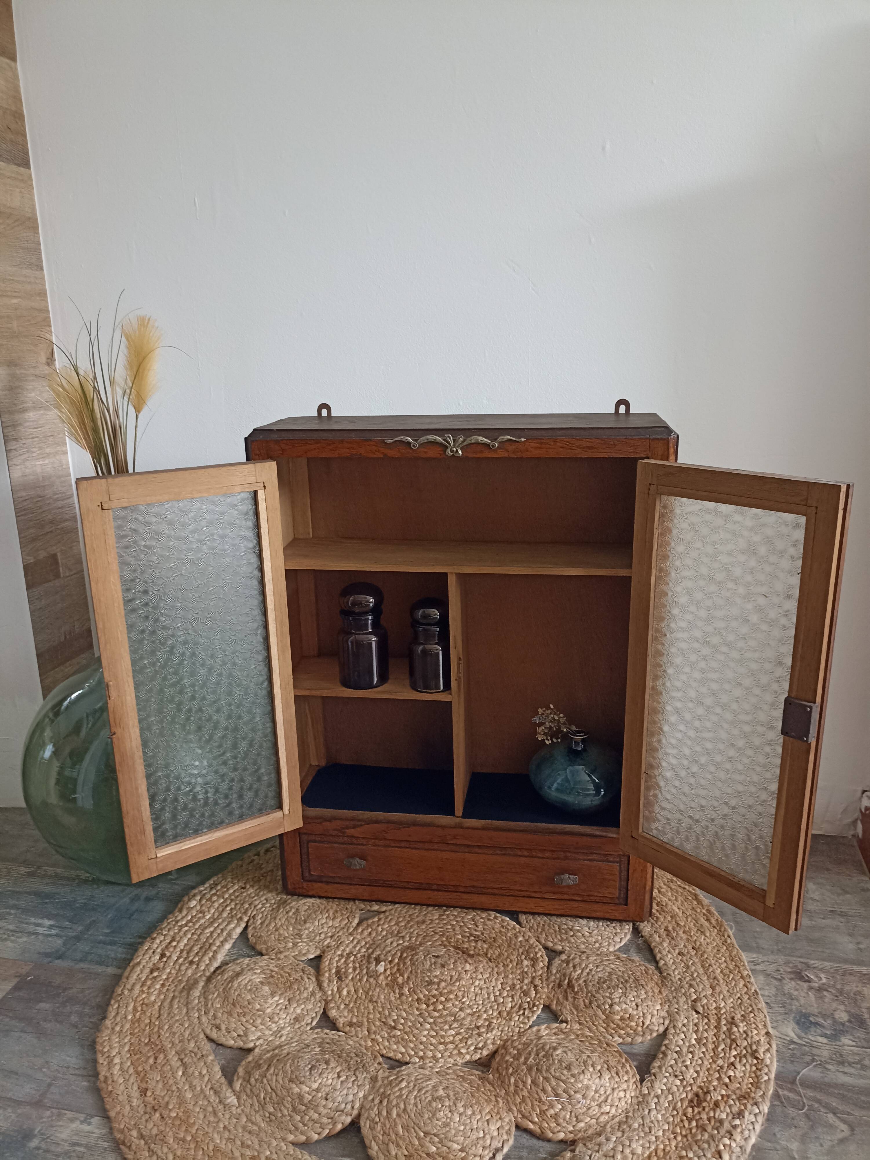 Vintage toilet cabinet