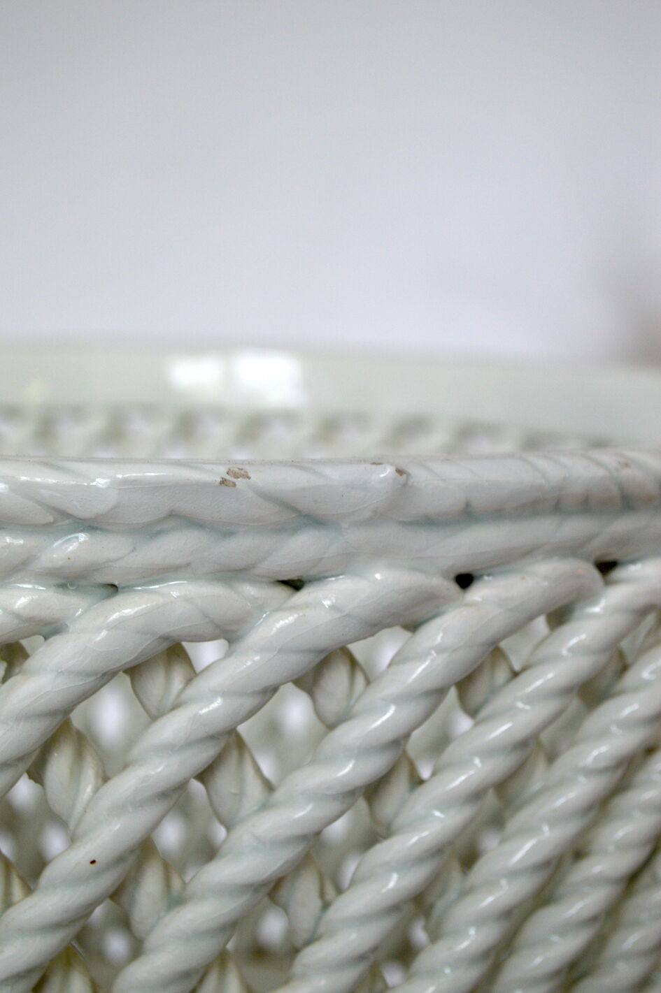 Vintage braided pot cover