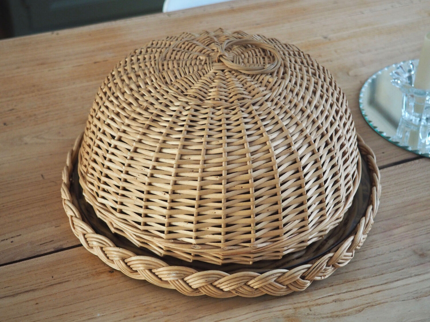 Cheese tray and bell