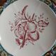5 assiettes anciennes majolique Longchamp 