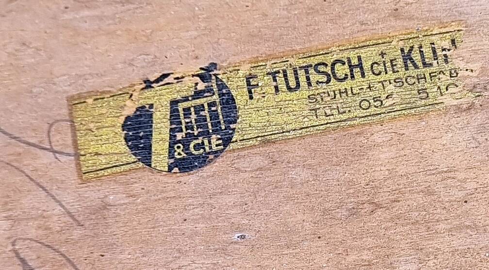 Bistro chair by Tütsch Kingnau Switzerland 1960s