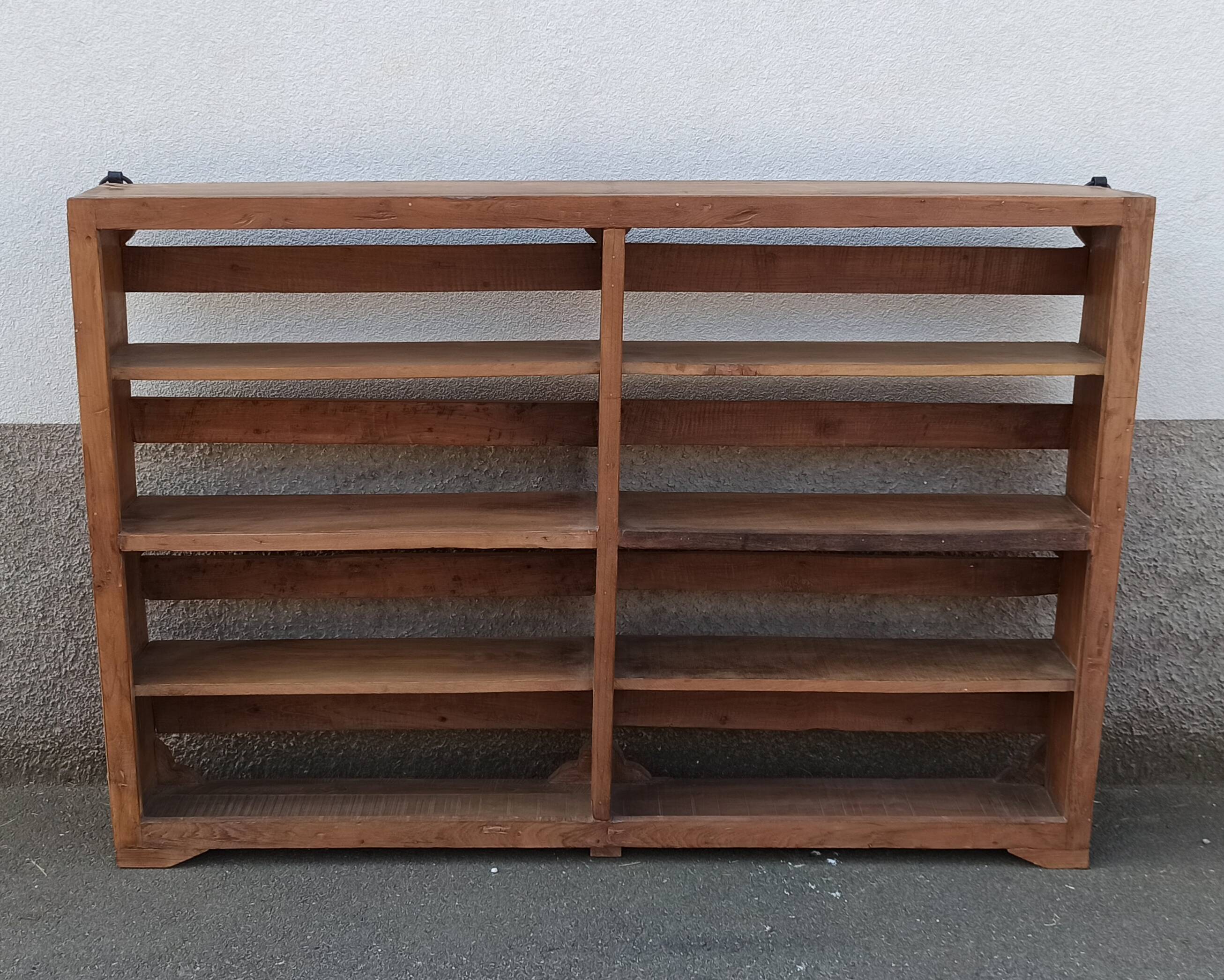 Old wooden wall shelf