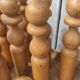 Old vintage wooden bowling game