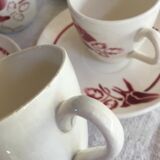 Old coffee service Digoin Sarreguemines