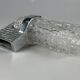 1960s/70s Wall Lamp in Glass & Chrome, Brutalist German Design
