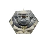 Murano - Sommerso - Faceted glass - tealight holder - Flavio Poli - Italy -