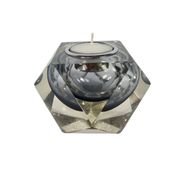 Murano - Sommerso - Faceted glass - tealight holder - Flavio Poli - Italy -