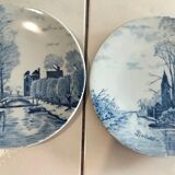 Set of 2 Delft plates