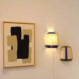 Wall lamp l'Epicurienne olive electric blue