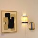 Wall lamp l'Epicurienne olive electric blue