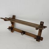 Wooden coat rack 3 hooks