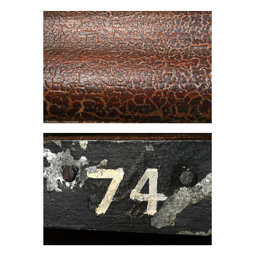 Wooden postal sorting furniture with 80 lockers