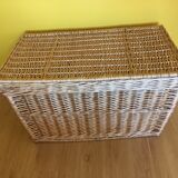 Wicker storage box