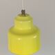 Suspension jaune - suède années 70