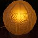Globe suspension art deco table lamp