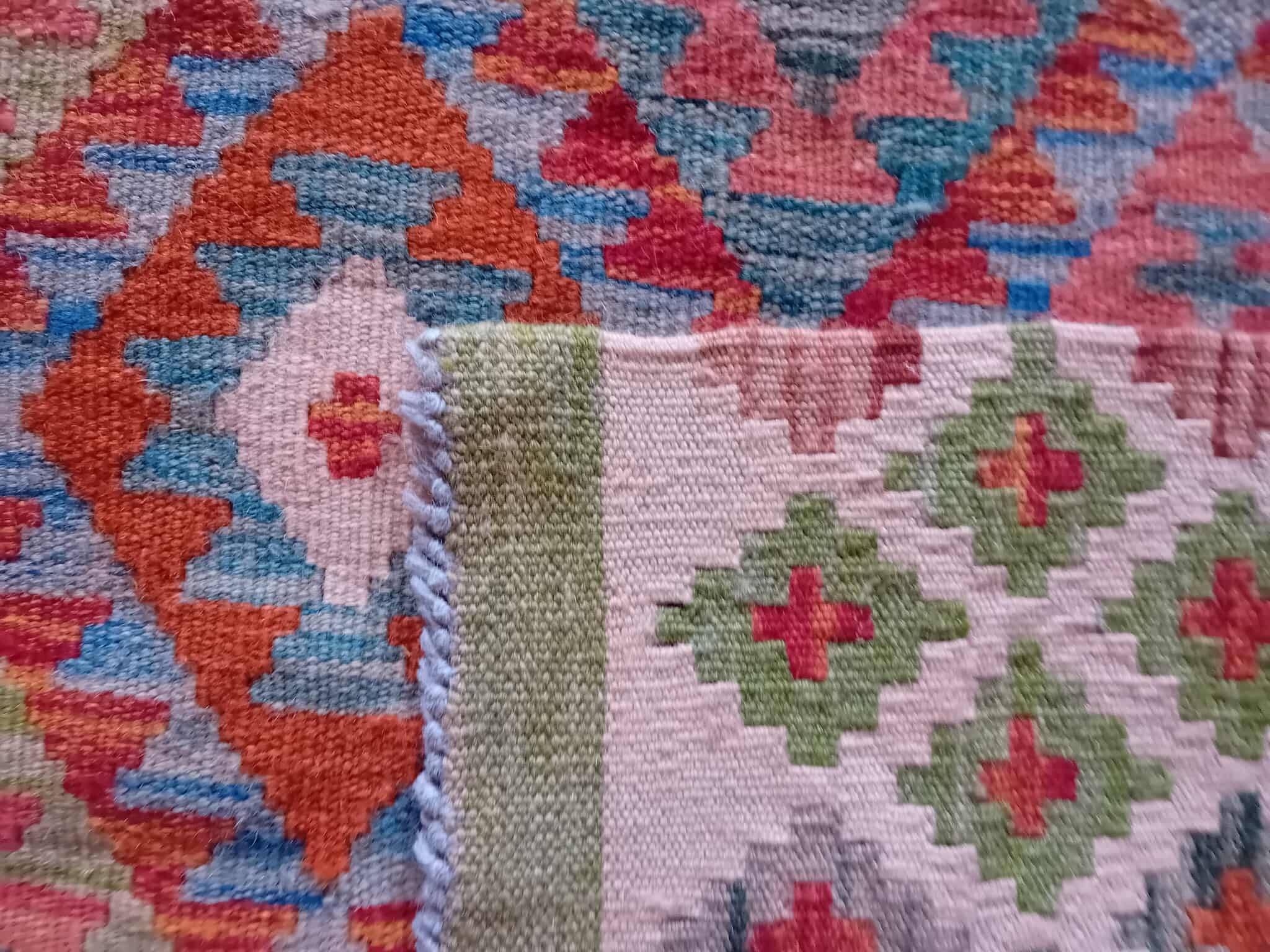 Handmade Afghan Kilim 19x121cm