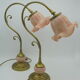 Duo de lampes en laiton
