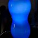 Blue glass lamp - Ikea vintage 1990