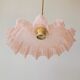 Suspension en verre de Clichy rose