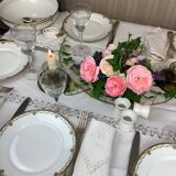 6 Limoges porcelain dinner plates
