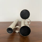 Triple vase "Organ" metal Space Age