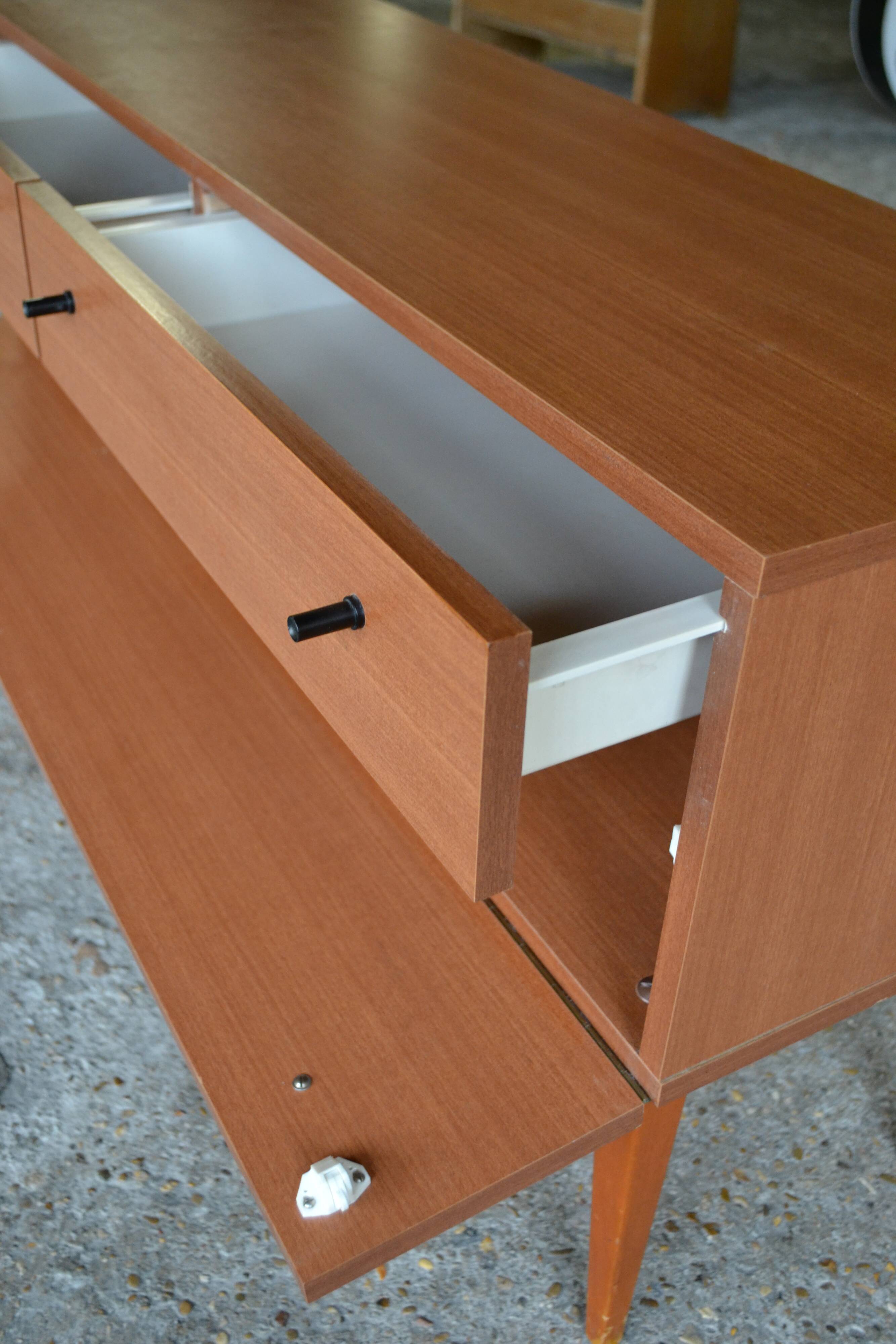 Formica beech sideboard from the 70s