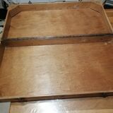 Wooden suitcase for old deco