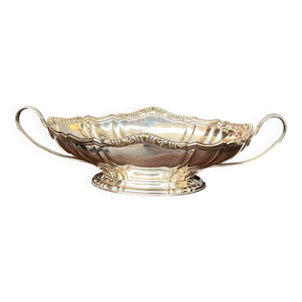 Vase de style Louis XV. Plaqué argent.